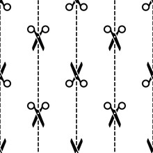 Scissors Seamless Pattern