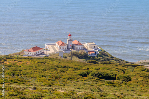 Vista Panorâmica do Farol do Cabo Mondego na Figueira da Foz Portugal Poster