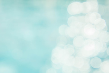 Wall Mural - abstract green blue blur backgruond , wallpaper blue wave with sunlight bokeh texture background