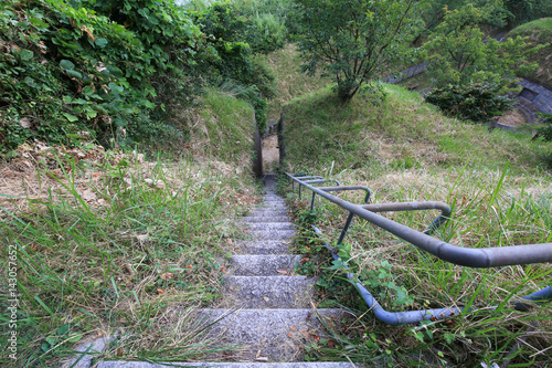 愛媛県今治市 小島 中部砲台 司令塔への階段 Stock 写真 Adobe Stock 愛媛県今治市 小島 中部砲台 司令塔への階段 Stock 写真 Adobe Stock