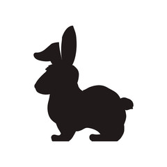 Sticker - Bunny rabbit farm animal vector illustration graphic design