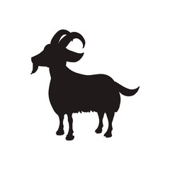 Sticker - Goat farm animal vector illustration graphic design