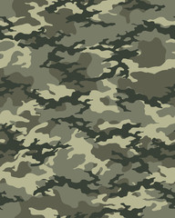 Wall Mural - Fashionable camouflage pattern, military print .Seamless illustration