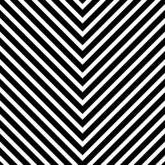 Fototapete - Repeatable geometric texture. Seamless minimalist monochrome pattern.