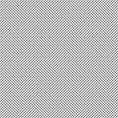 Fototapete - Seamless (repeatable) geometric abstract monochrome pattern. Tileable geometrical background / texture