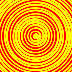 Poster - Concentric circles, rings abstract pattern. Suitable as backgrounds or elements.