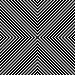 Fototapete - Repeatable geometric texture. Seamless minimalist monochrome pattern.