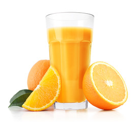 Sticker - Orange juice and slices