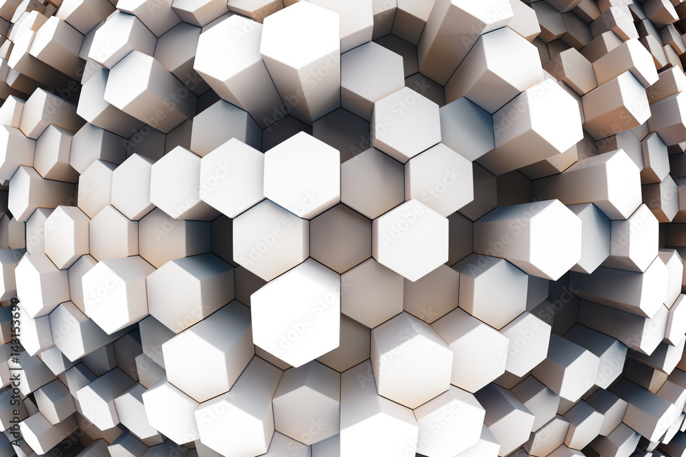 element-projektu-ilustracja-3d-wykonanie-szesciokat-streszczenie-tlo