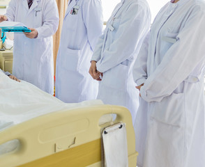 Wall Mural - examining patient in hospital