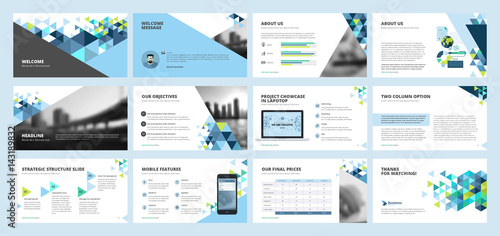 Fotomural Business presentation templates