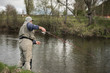 © herraez - Man fishing on the river
