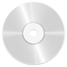 CD - Compact Disc - Realistic Isolated Vector Illustration On White Background.