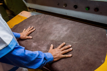 Processing of leather and fur