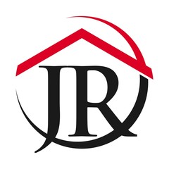 Wall Mural - letter j and r logo vector.