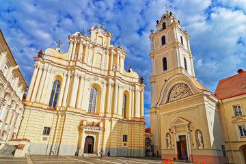 Wall Mural - Church of St John and bell tower at Vilnius University