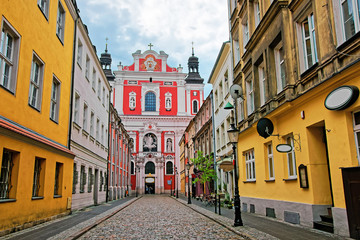 Wall Mural - Saint Stanislaus Church on Old town Poznan