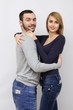 © Saksoni - Casual loving couple posing