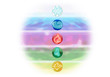 © helenos - Ayurveda symbols and five elements white background