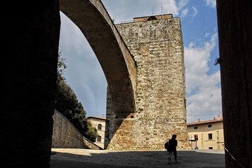 Wall Mural - Toscana, paesaggi urbani