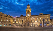Piazza Garibaldi In The Evening,  Parma, Italy