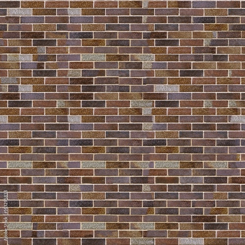 Nowoczesny obraz na płótnie Brick Perfectly Seamless Texture