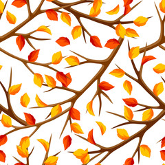 Naklejka natura ornament jesień