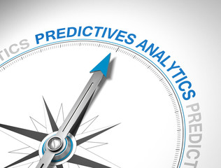 Canvas Print -  predictives analytics / Compass