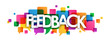 Multicoloured FEEDBACK Icon with speech bubbles
