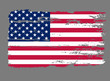 Flag USA Grunge vector