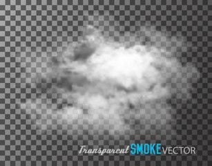 Aufkleber - Transparent smoke vector.