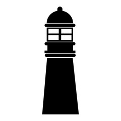 Sticker - lighthouse maritime isolated icon