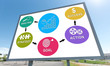 © thodonal - Business strategy improvement concept on a billboard