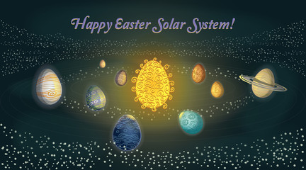  Happy Easter Solar System
