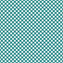 Seamless Teal Green Dots Pattern Vector Background Texture