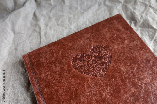 Fotografia, Obraz Photo book with a cover of genuine leather