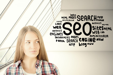 Wall Mural - Search engine optimization concept