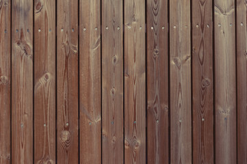 Old brown wooden fence background