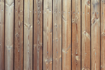 Old brown wooden fence background