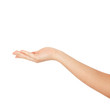 © missty - Woman hand on white background