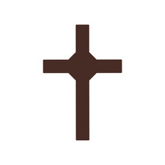 Poster - Christianity cross symbol icon vector illustration graphic design