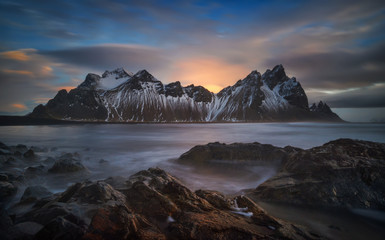 Wall Mural - vestrahorn sunrise