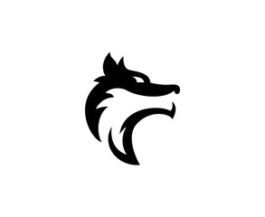 Wall Mural - Wolf logo