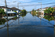 © Tee11 - Street under flood water, Bangkok, Thailand.