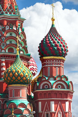 Dome of the Church. Dome different colors. Christianity.