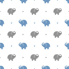 Elephant Seamless Pattern