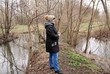 © st_fox - Woman in the spring near the river