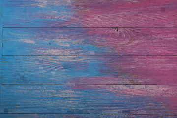 pink and blue wooden background