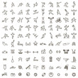 Sport and Fitness 100 icons