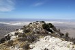 Am Gipfel des Guadalupe Peak / höchster Berg in Texas / USA